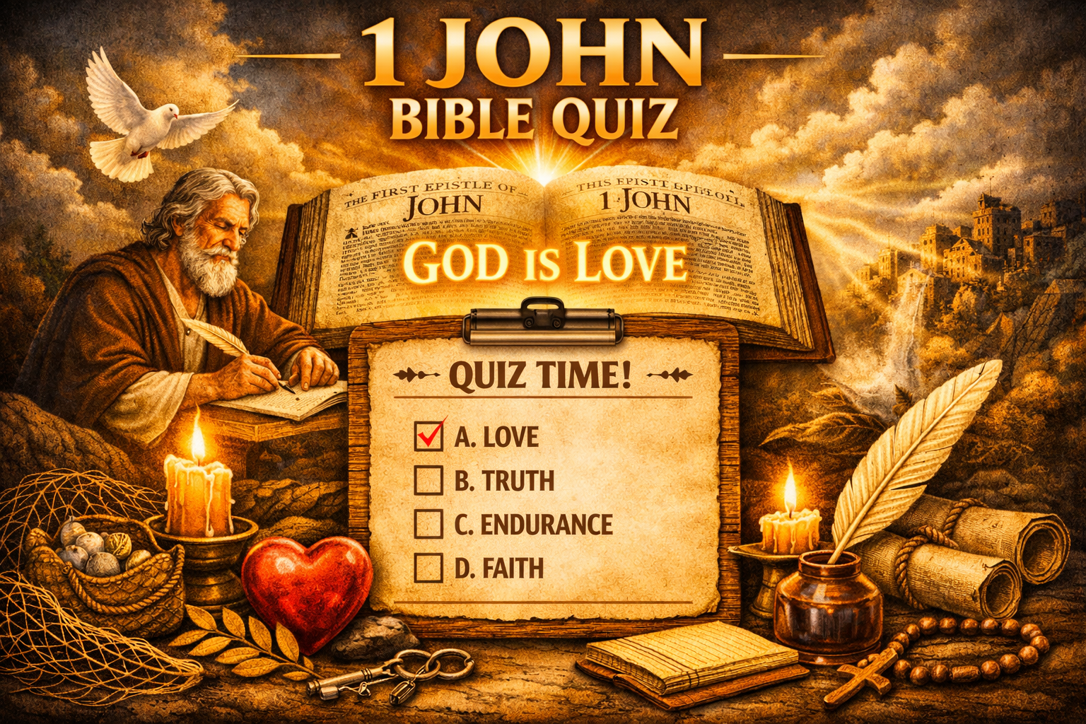 Book of 1 John bible quiz