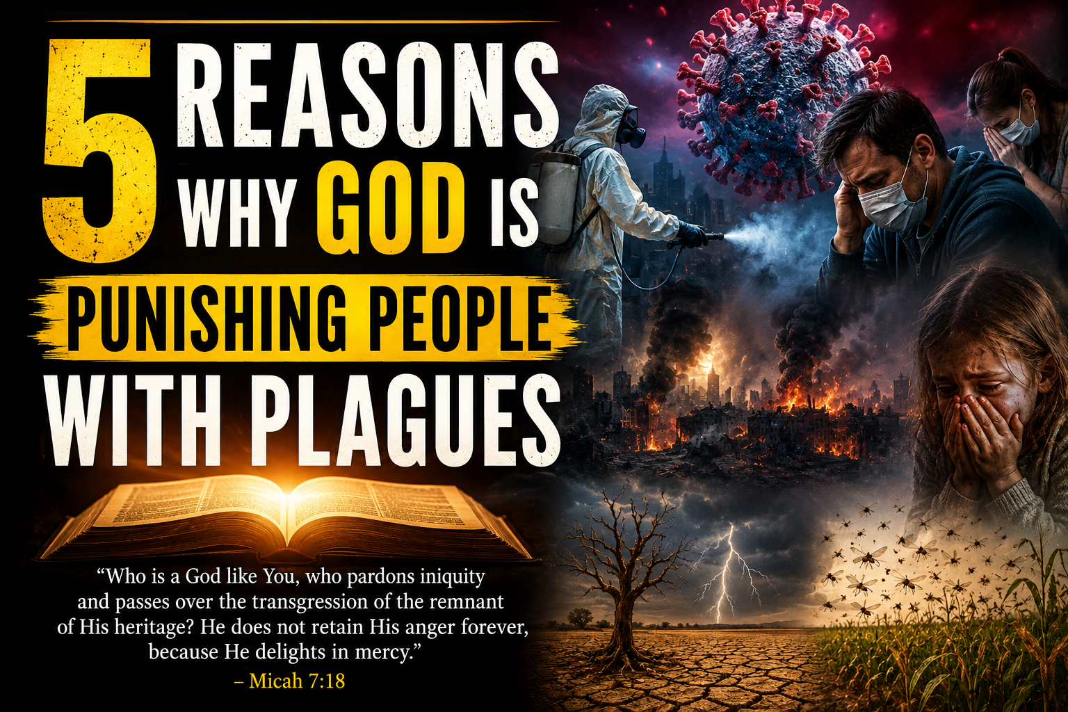 5 Reasons Why God Is Punishing People With Plagues and Pestilences