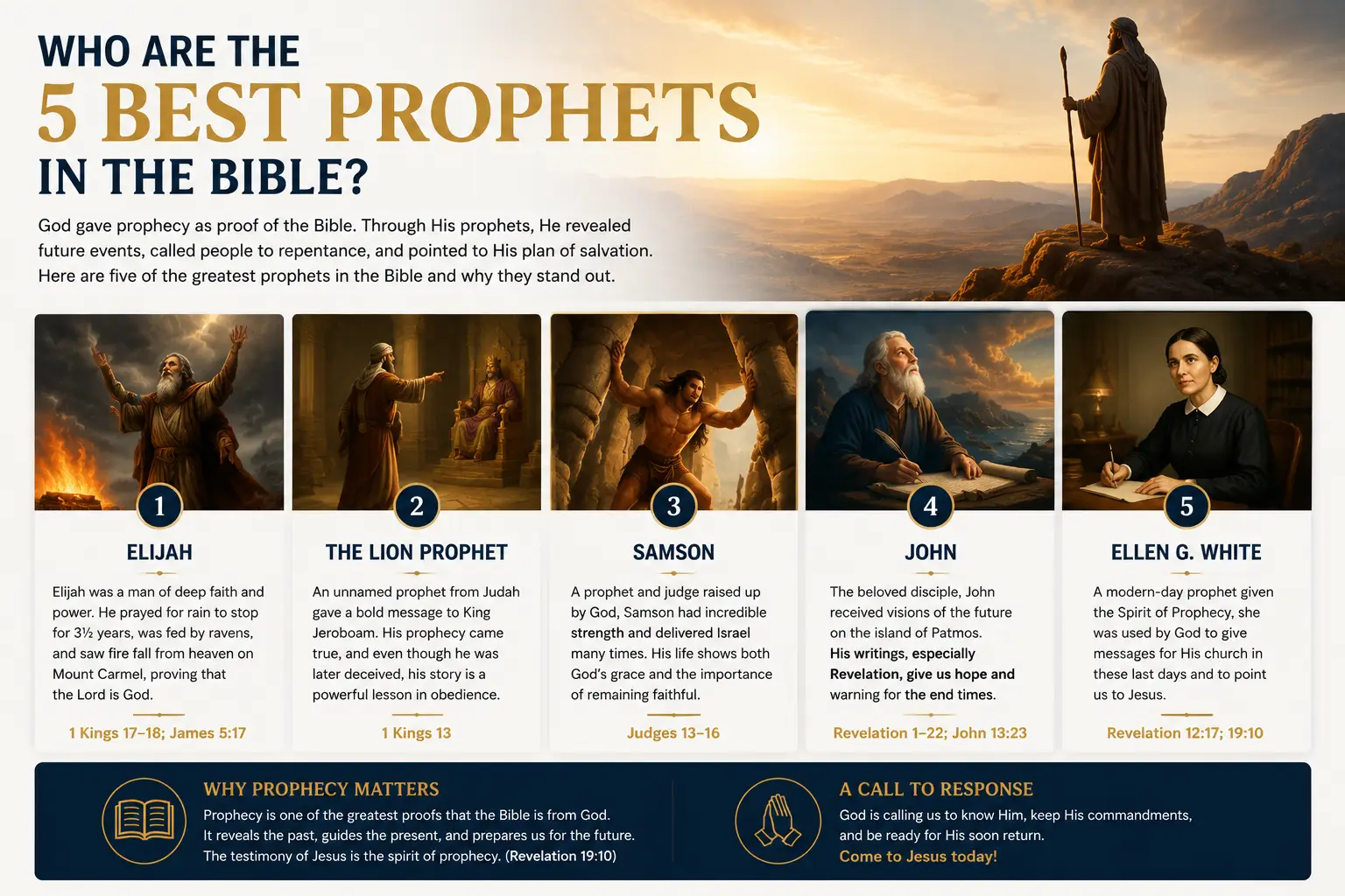 Who Are the 5 Best Prophets in the Bible?