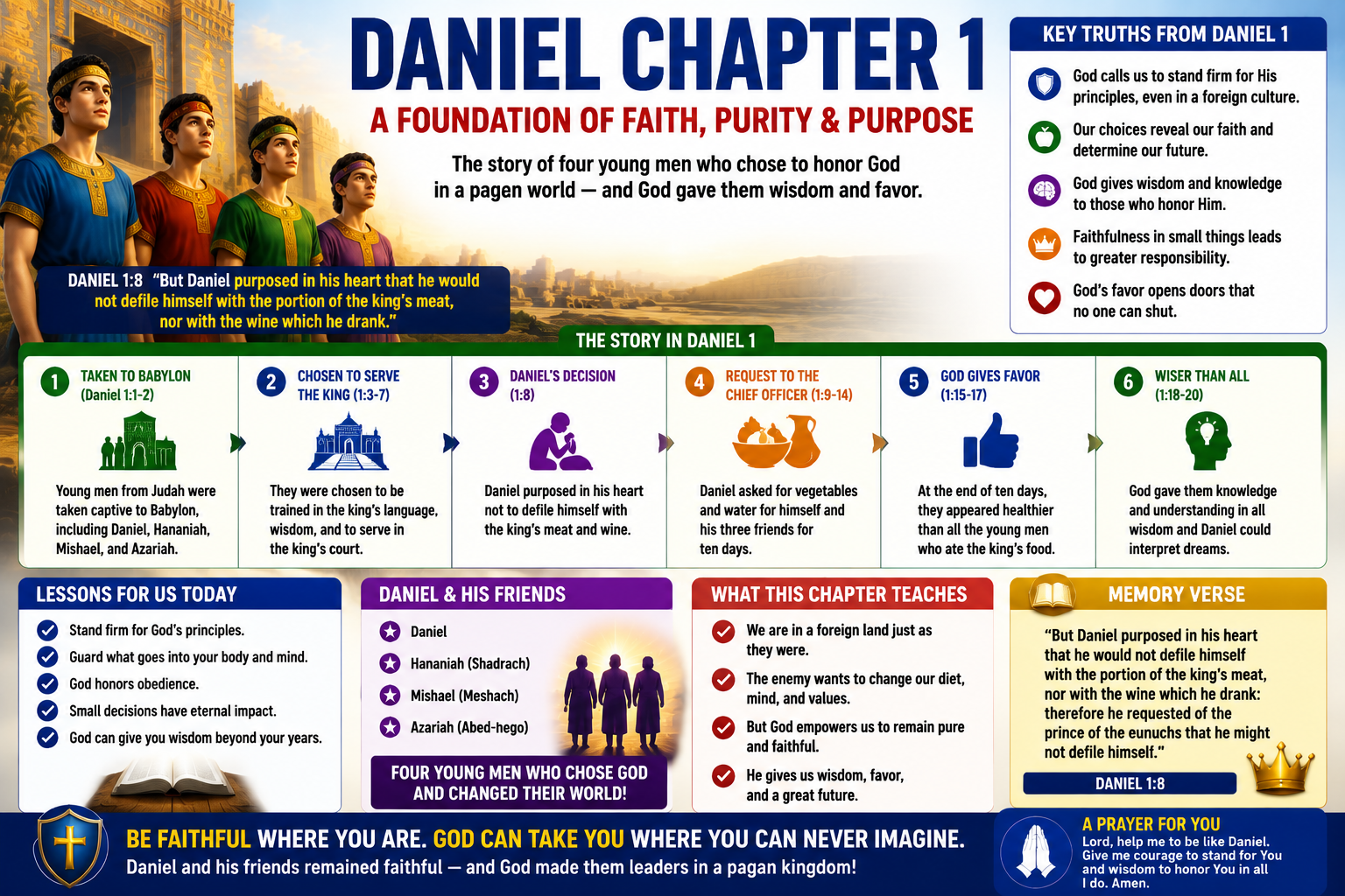 Daniel Chapter 1: God’s Health Message for the End Times