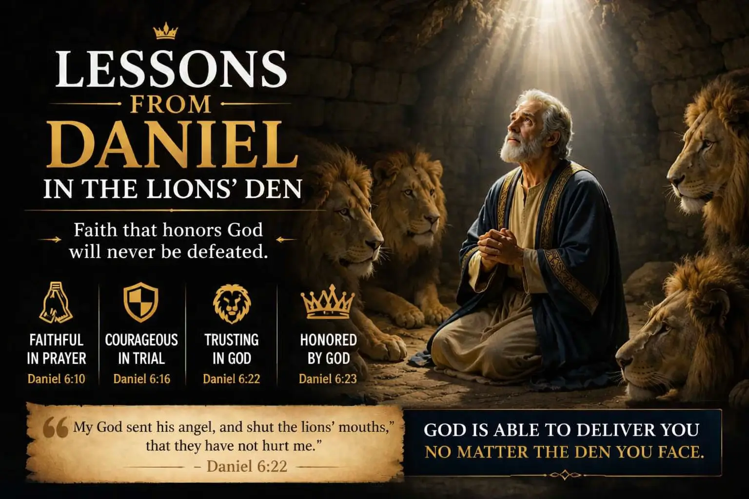 What Is the Lesson from Daniel in the Lions’ Den?