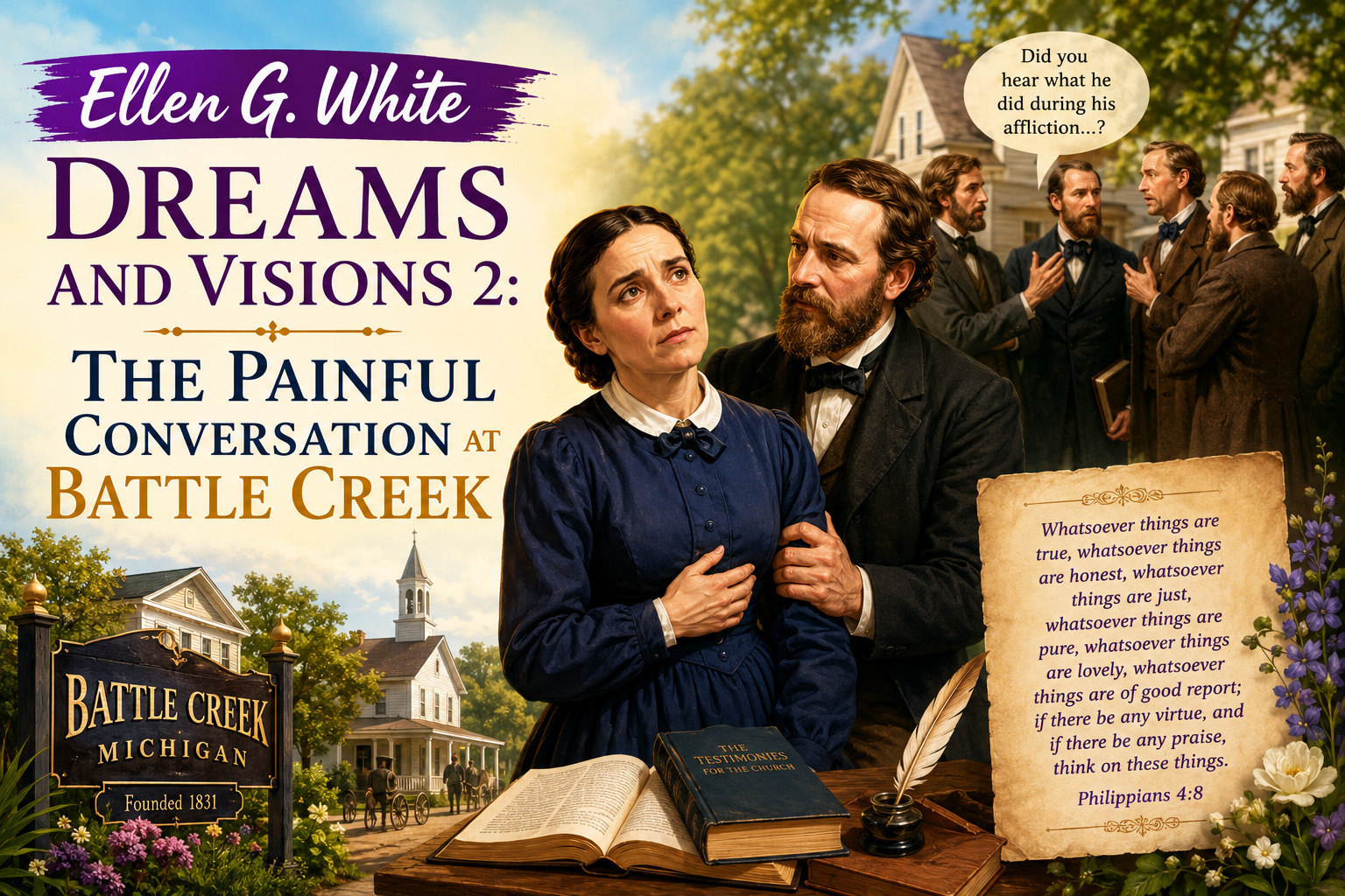 Ellen G. White Dreams : The Painful Conversation at Battle Creek
