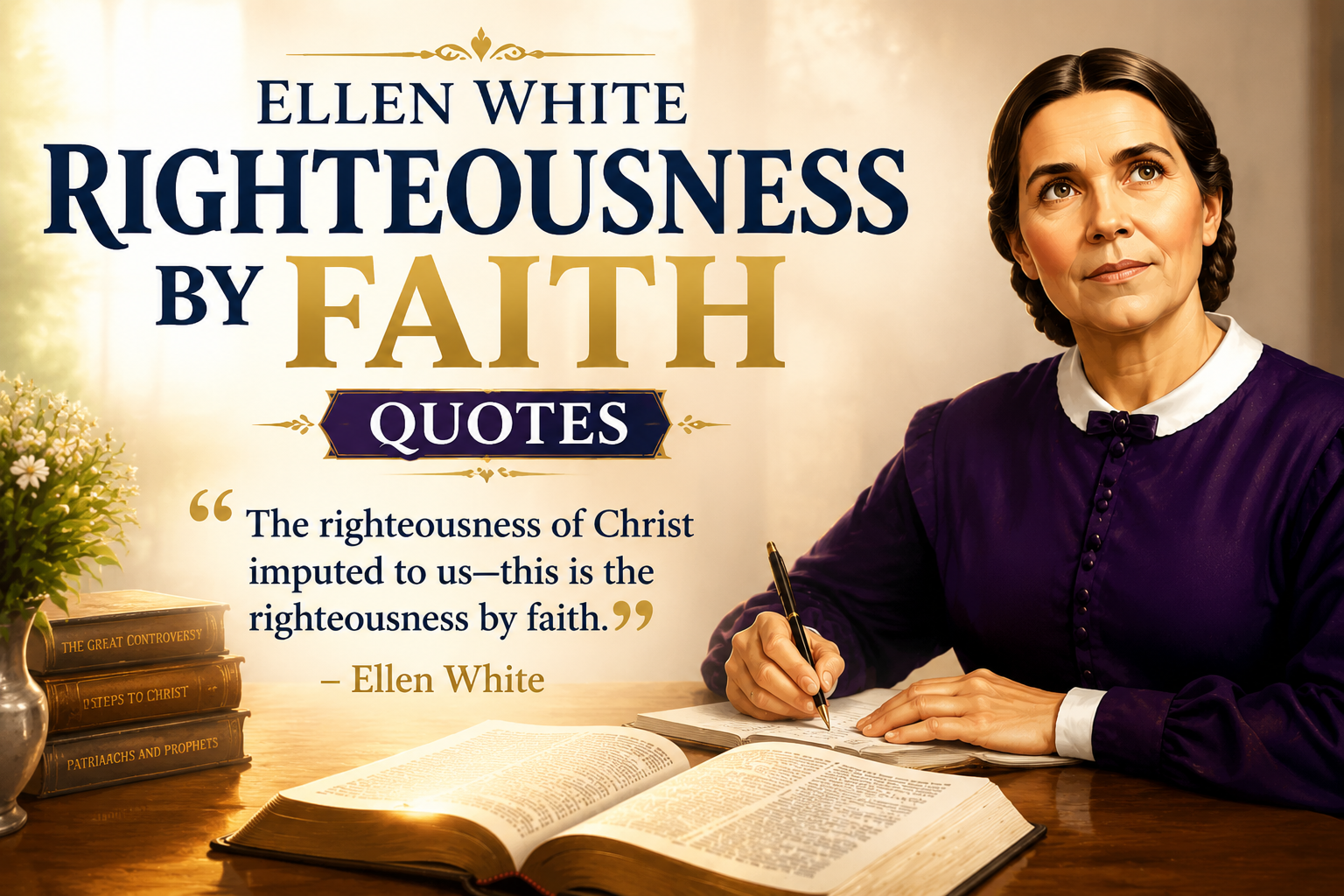 Righteousness by Faith Ellen G. White Quotes