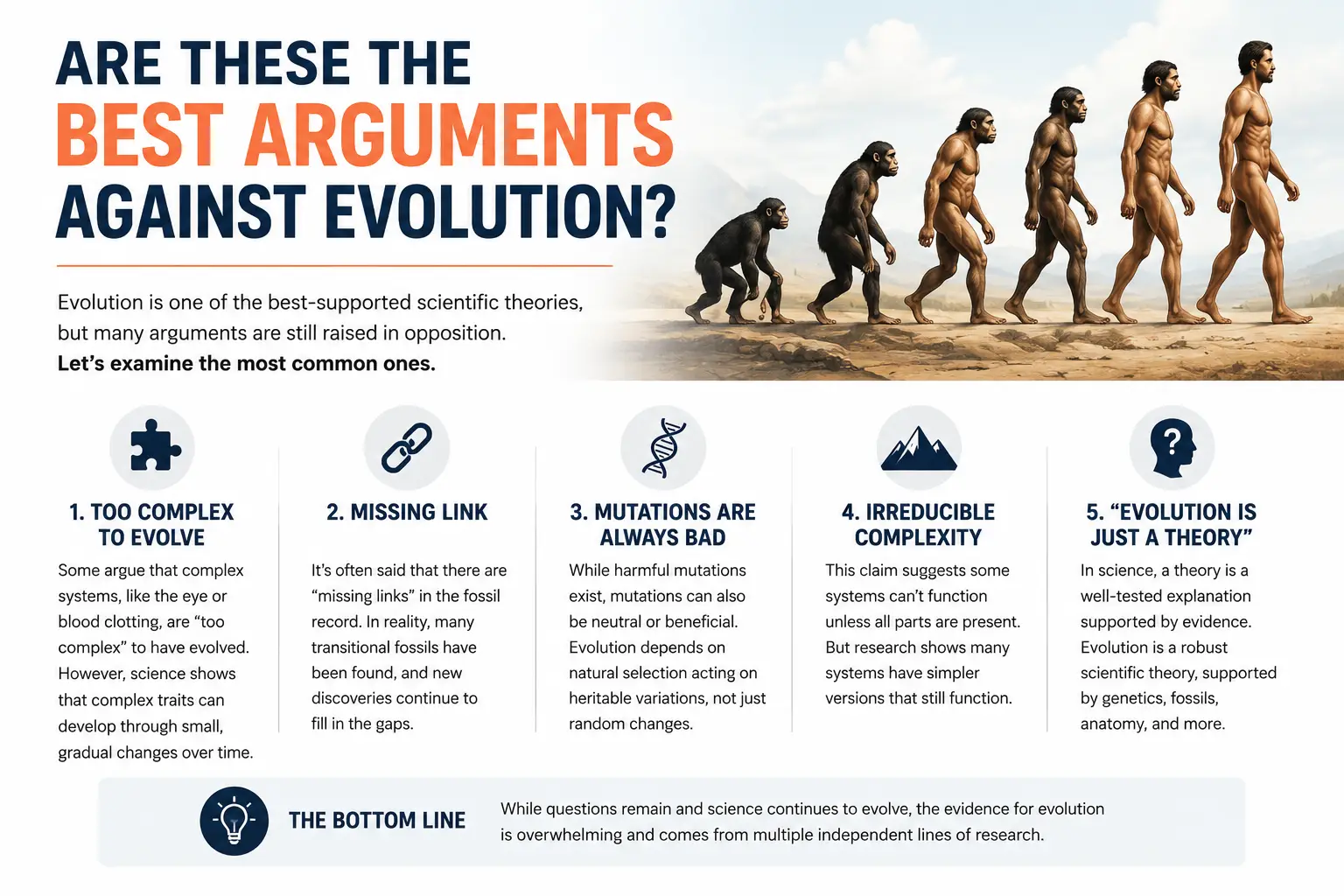 Are these the best Arguments Against Evolution