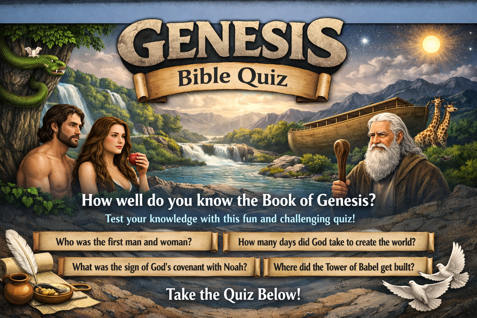 Genesis Bible Study Concentrate — Quick Review Quiz