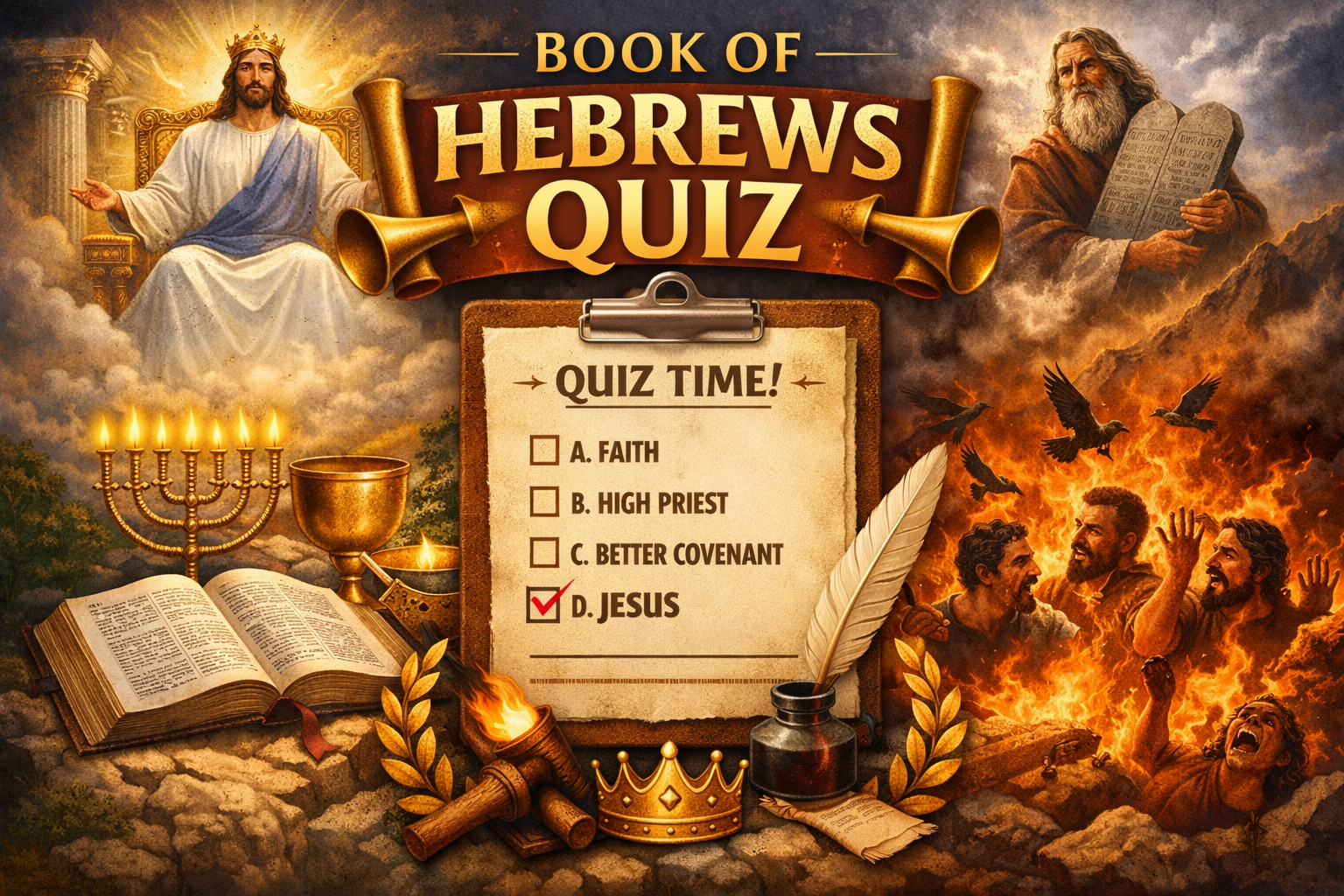 Book of Hebrews bible quiz