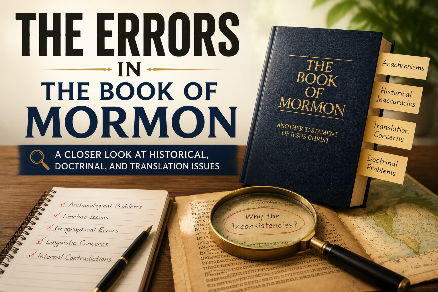 book of mormons bible contradictions
