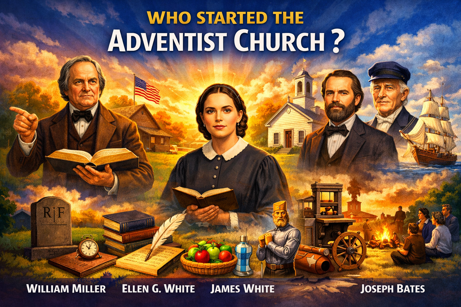 Who started the Seventh-day Adventist Church? 