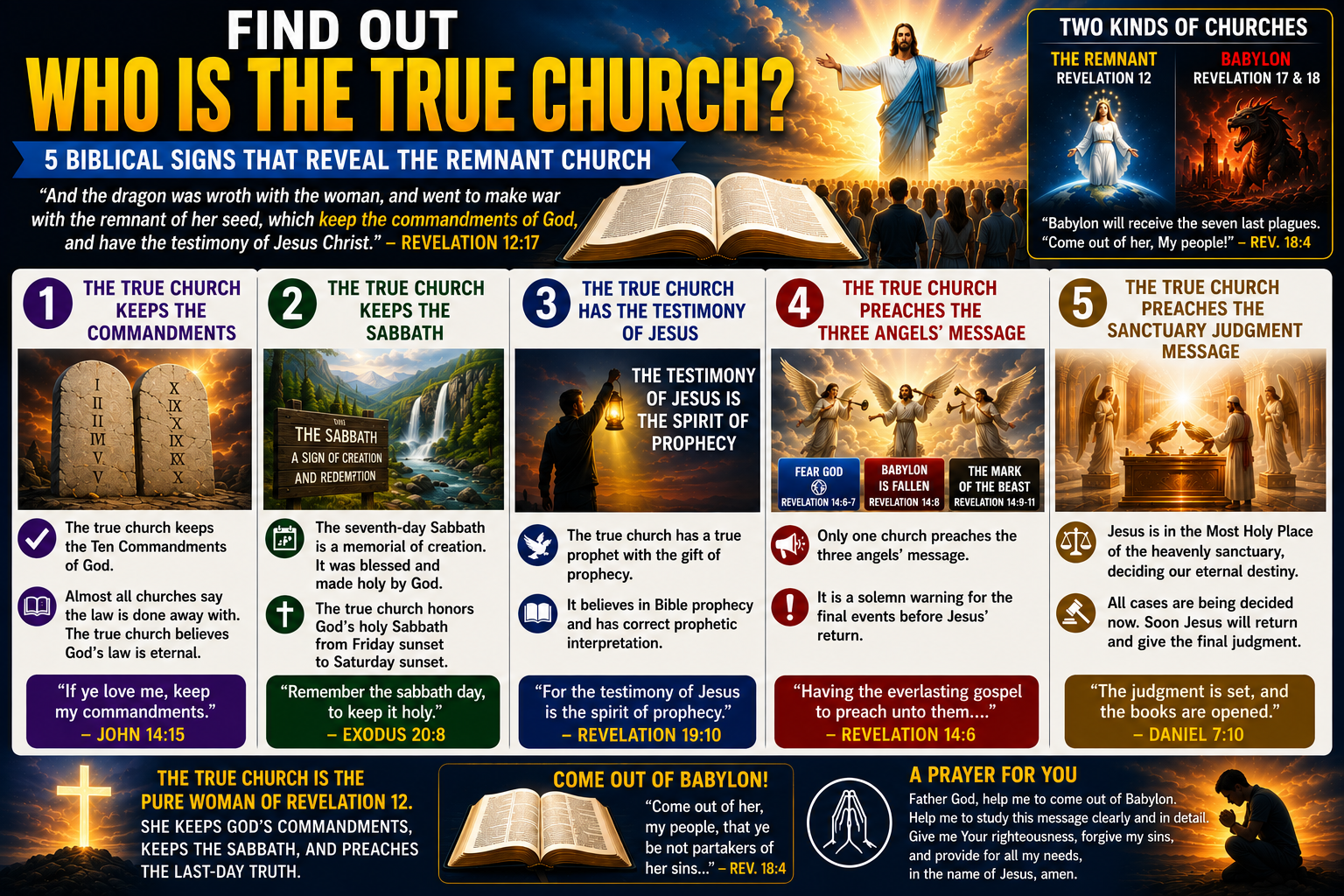 5 Ways to Identify the True Church According to the Bible