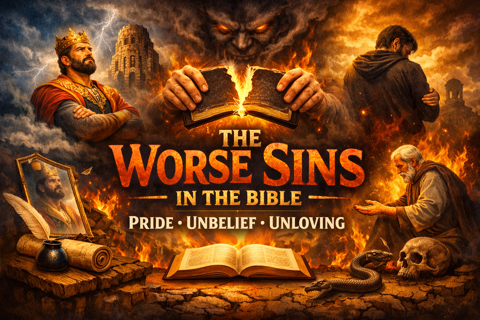 Worst Sins in the Bible: Why Pride, Deception, and Self-Righteousness Are So Dangerous